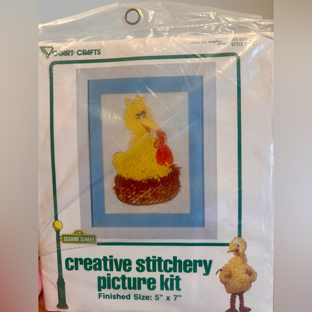 Sesame Street Big Bird Stitchery Craft Kit